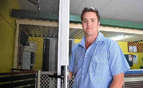 Mark Lawlor says he’s enjoying his new role as owner of Warwick Awnings and Blinds.